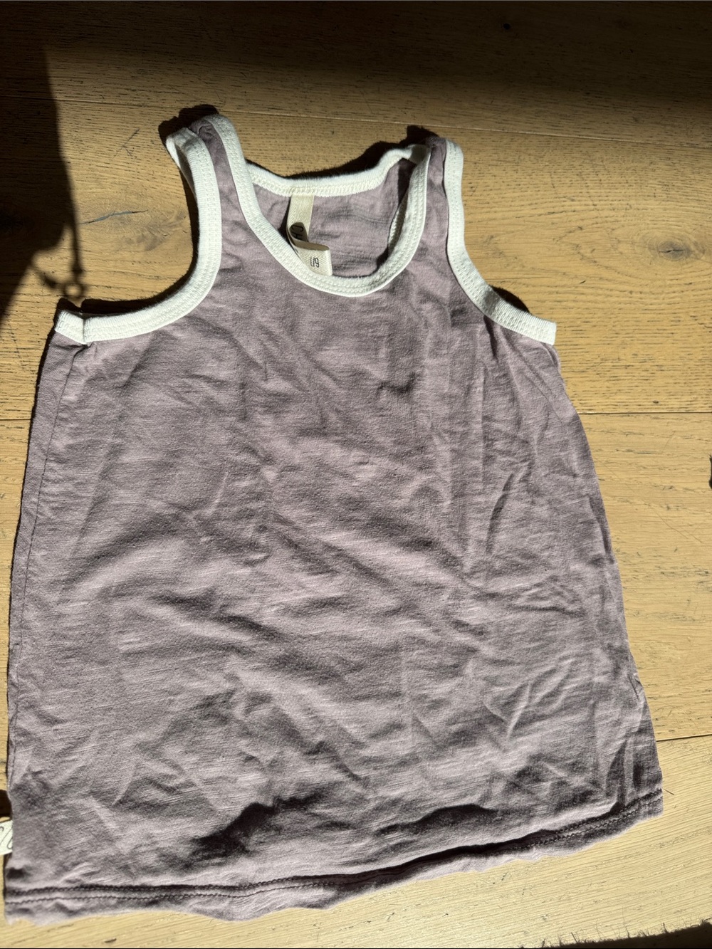 Childhoods clothing Tank Top - Lavender with White Trim